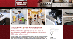 Desktop Screenshot of countywideappliance.net